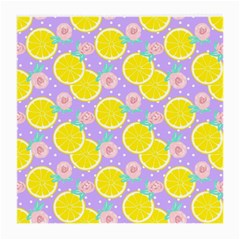 Purple Lemons  Medium Glasses Cloth (2 Sides) by ConteMonfrey