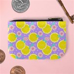 Purple lemons  Mini Coin Purse Back