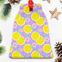 Purple Lemons  Bell Ornament (two Sides)