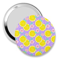 Purple Lemons  3  Handbag Mirrors by ConteMonfrey