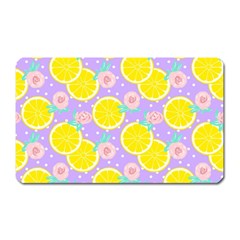 Purple Lemons  Magnet (rectangular) by ConteMonfrey