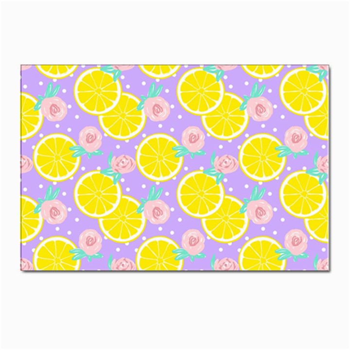 Purple lemons  Postcard 4 x 6  (Pkg of 10)