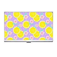 Purple Lemons  Business Card Holder by ConteMonfrey