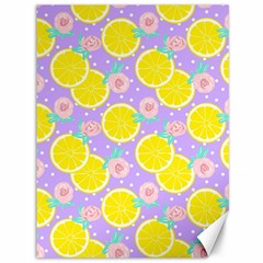 Purple Lemons  Canvas 36  X 48  by ConteMonfrey