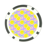 Purple lemons  Poker Chip Card Guard Front