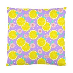 Purple Lemons  Standard Cushion Case (one Side) by ConteMonfrey