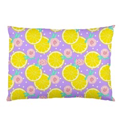 Purple Lemons  Pillow Case (two Sides) by ConteMonfrey