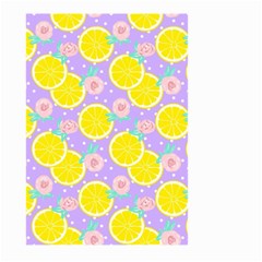 Purple Lemons  Large Garden Flag (two Sides) by ConteMonfrey