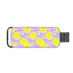 Purple Lemons  Portable Usb Flash (two Sides) by ConteMonfrey