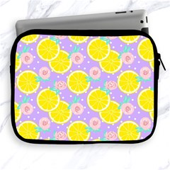 Purple Lemons  Apple Ipad 2/3/4 Zipper Cases by ConteMonfrey