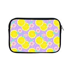 Purple Lemons  Apple Ipad Mini Zipper Cases by ConteMonfrey