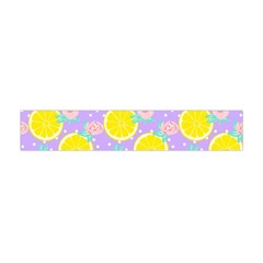 Purple Lemons  Flano Scarf (mini) by ConteMonfrey