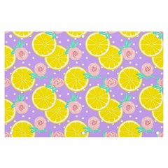 Purple lemons  Banner and Sign 6  x 4 