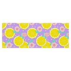 Purple lemons  Banner and Sign 8  x 3 