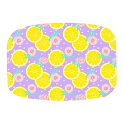 Purple Lemons  Mini Square Pill Box