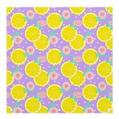 Purple Lemons  Banner And Sign 4  X 4 