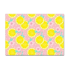 Pink Lemons Sticker A4 (10 Pack) by ConteMonfrey