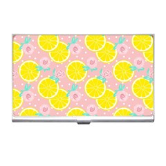 Pink Lemons Business Card Holder by ConteMonfrey