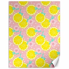 Pink Lemons Canvas 12  X 16  by ConteMonfrey