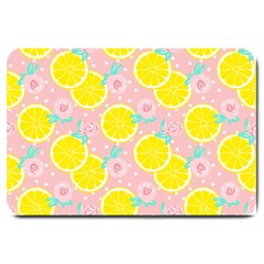 Pink Lemons Large Doormat by ConteMonfrey