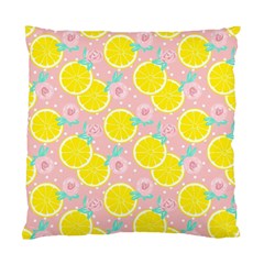 Pink Lemons Standard Cushion Case (one Side) by ConteMonfrey