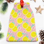 Pink lemons Bell Ornament (Two Sides) Front