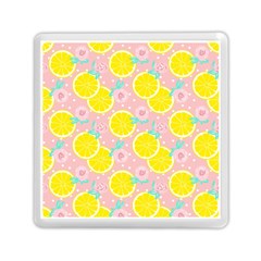 Pink Lemons Memory Card Reader (square) by ConteMonfrey