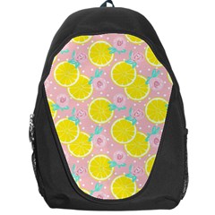 Pink Lemons Backpack Bag by ConteMonfrey