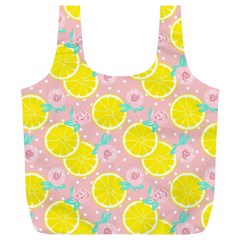 Pink Lemons Full Print Recycle Bag (xl) by ConteMonfrey