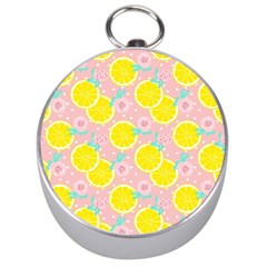 Pink Lemons Silver Compasses by ConteMonfrey