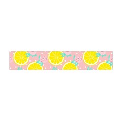 Pink Lemons Flano Scarf (mini) by ConteMonfrey