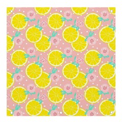 Pink Lemons Banner And Sign 4  X 4 