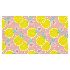 Pink Lemons Banner And Sign 7  X 4  by ConteMonfrey