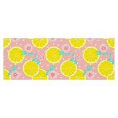 Pink Lemons Banner And Sign 8  X 3  by ConteMonfrey