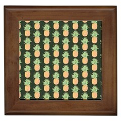 Pineapple Green Framed Tile by ConteMonfrey