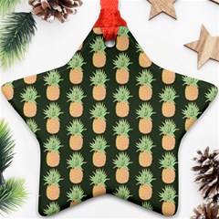 Pineapple Green Ornament (star) by ConteMonfrey