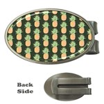 Pineapple Green Money Clips (Oval)  Front