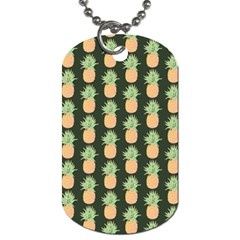 Pineapple Green Dog Tag (one Side) by ConteMonfrey