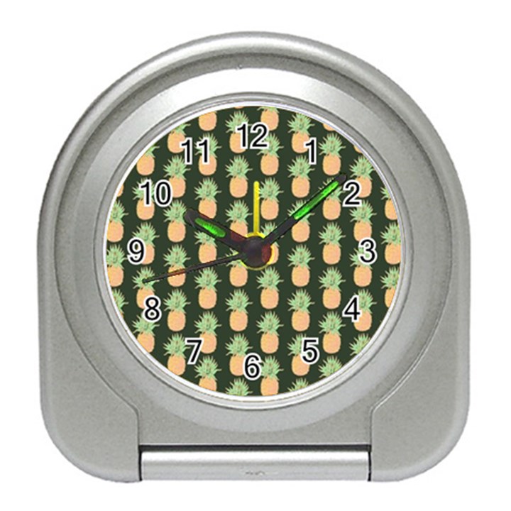 Pineapple Green Travel Alarm Clock