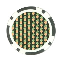 Pineapple Green Poker Chip Card Guard by ConteMonfrey