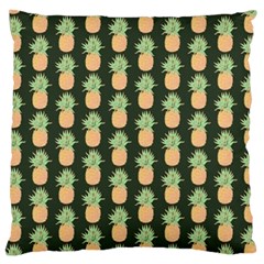 Pineapple Green Standard Flano Cushion Case (one Side) by ConteMonfrey