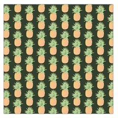 Pineapple Green Square Satin Scarf (36  X 36 ) by ConteMonfrey