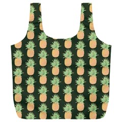 Pineapple Green Full Print Recycle Bag (xxl) by ConteMonfrey