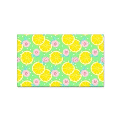 Green lemons Sticker Rectangular (100 pack)