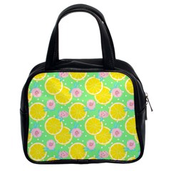 Green lemons Classic Handbag (Two Sides)