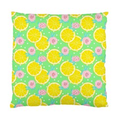 Green lemons Standard Cushion Case (One Side)