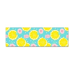 Blue neon lemons Sticker Bumper (100 pack)