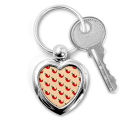 Small Mini Peppers Pink Key Chain (heart) by ConteMonfrey