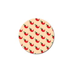 Small Mini Peppers Pink Golf Ball Marker (4 Pack) by ConteMonfrey