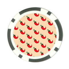 Small Mini Peppers Pink Poker Chip Card Guard (10 Pack) by ConteMonfrey